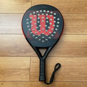 Wilson Pro Staff Team Padel Racquet Black Red